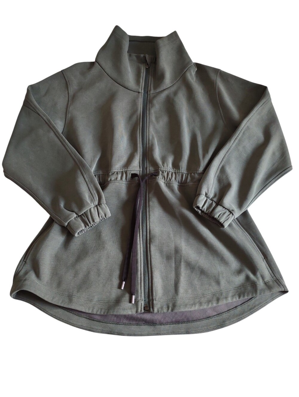 Lululemon Size 8 Softstreme Cinch-Waist Jacket Smoked Spruce